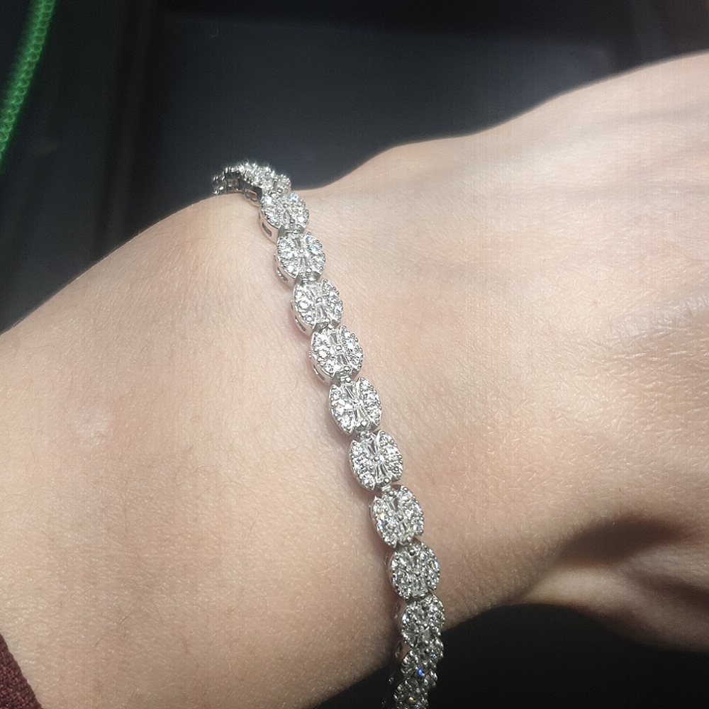 Womens silver bracelet